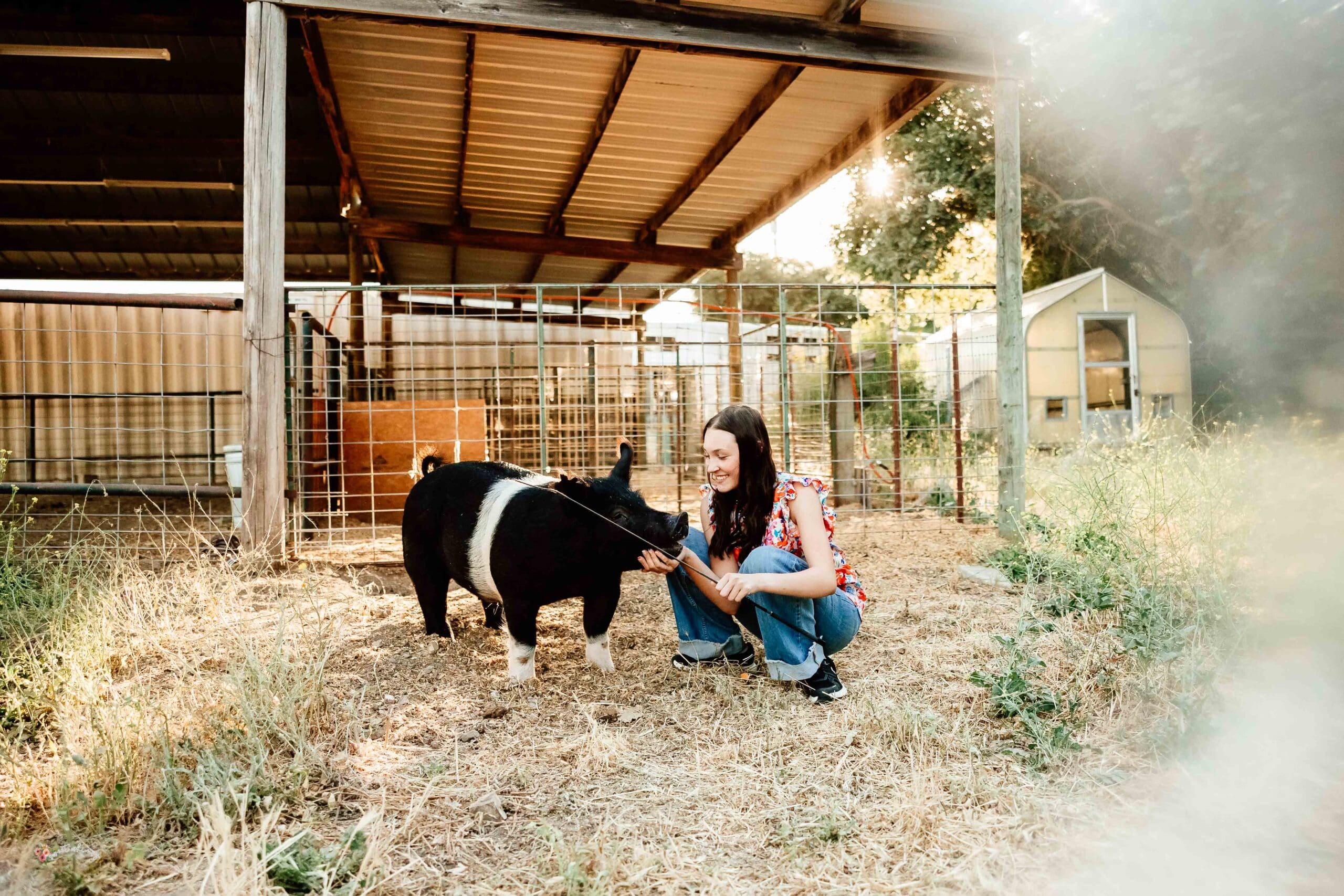 Lily and Dolly for a blog post about FFA and the California Mid State Fair in Paso Robles, CA