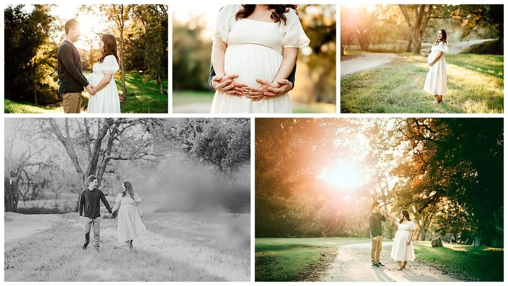 golden maternity session by San Luis Obispo Photographer in Paso Robles, CA