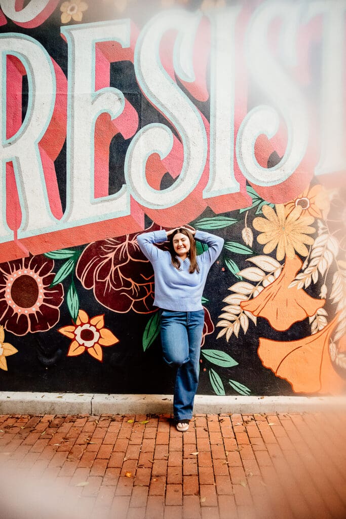 High School Senior Portrait in downtown San Luis Obispo, CA